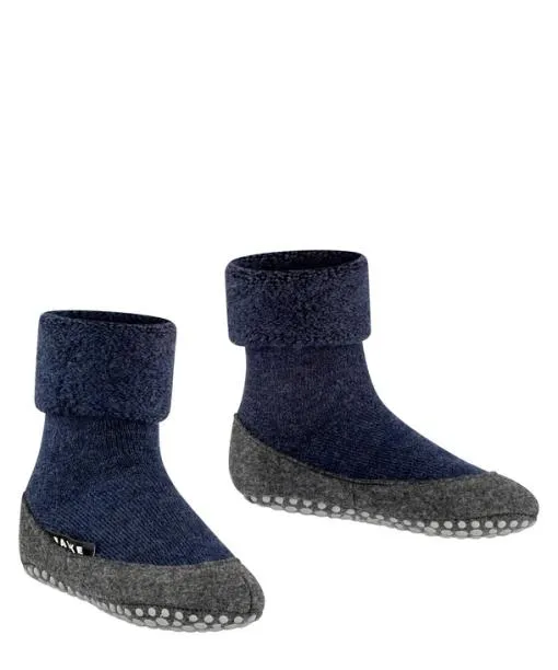Babies and Kids Cosyshoe Teens Kids Slippers Dark Blue FALKE House Socks