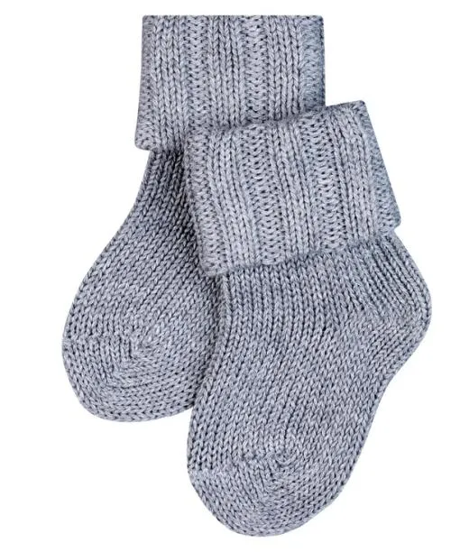 Babies and Kids Flausch Babies Socks Light Grey FALKE Baby Socks