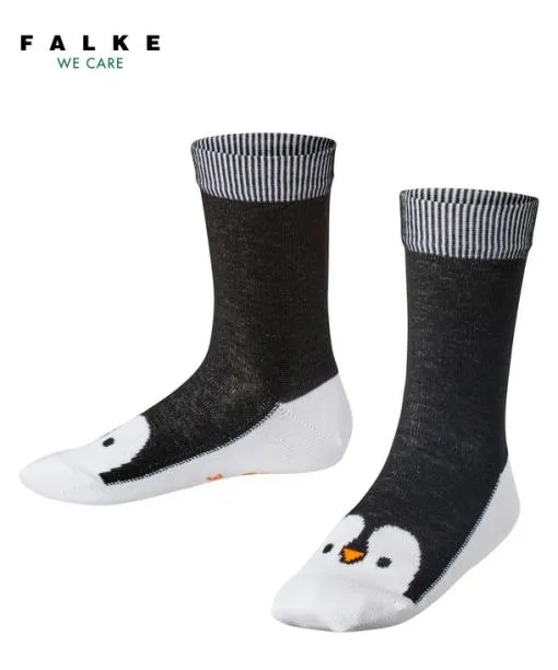 Babies and Kids Penguin Handpuppet Kids Socks Black FALKE Socks
