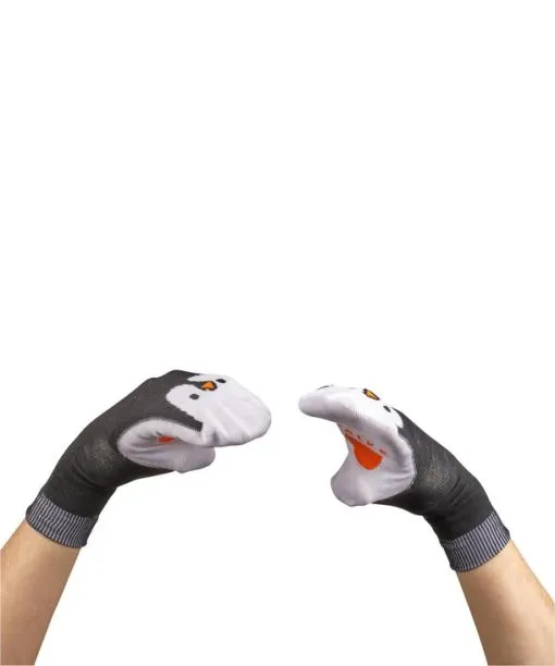 Babies and Kids Penguin Handpuppet Kids Socks Black FALKE Socks