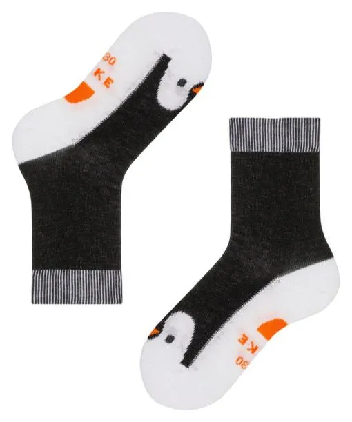 Babies and Kids Penguin Handpuppet Kids Socks Black FALKE Socks