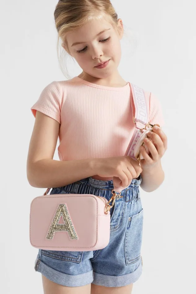 Bags Girl Seed Heritage Glitter Initial Bag I
