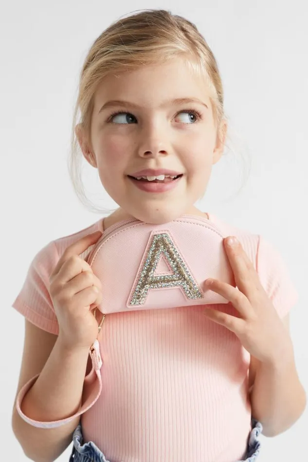 Bags Girl Seed Heritage Glitter Initial Purse I
