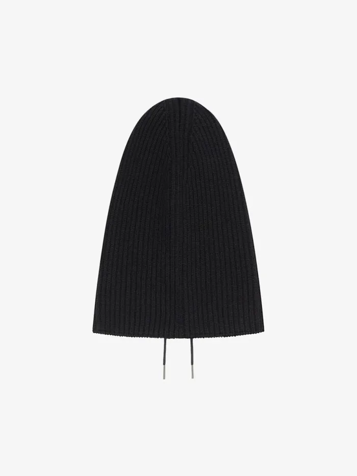 Balaclava In Wool And Cashmere With 4g Detail Black Women Givenchy Beanies and Caps