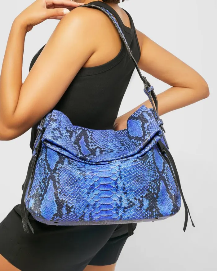 Bali Hobo Blue Cobra Women Aimee Kestenberg Shoulder Bags