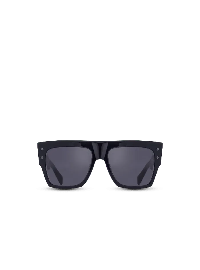 Balmain Eyewear Men Acetate BI Sunglasses Black