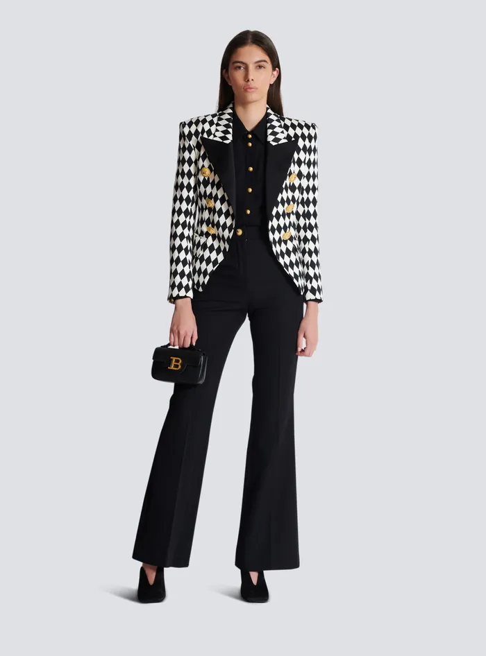 Balmain Tops And Shirts Women Crepe De Chine Shirt Black