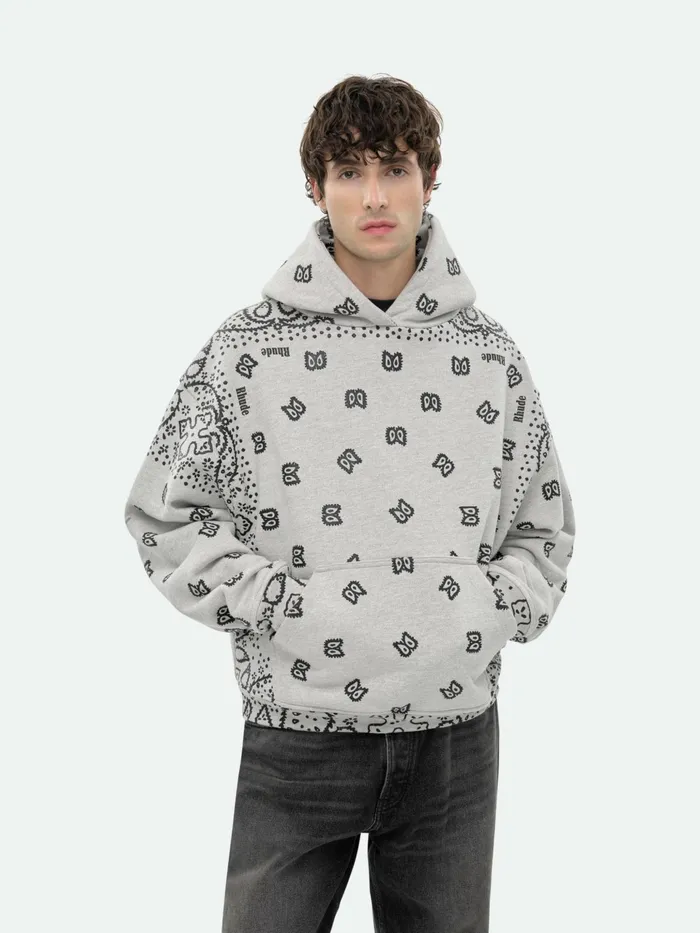 BANDANA PRINT HOODIE Men Rhude Sweatshirts