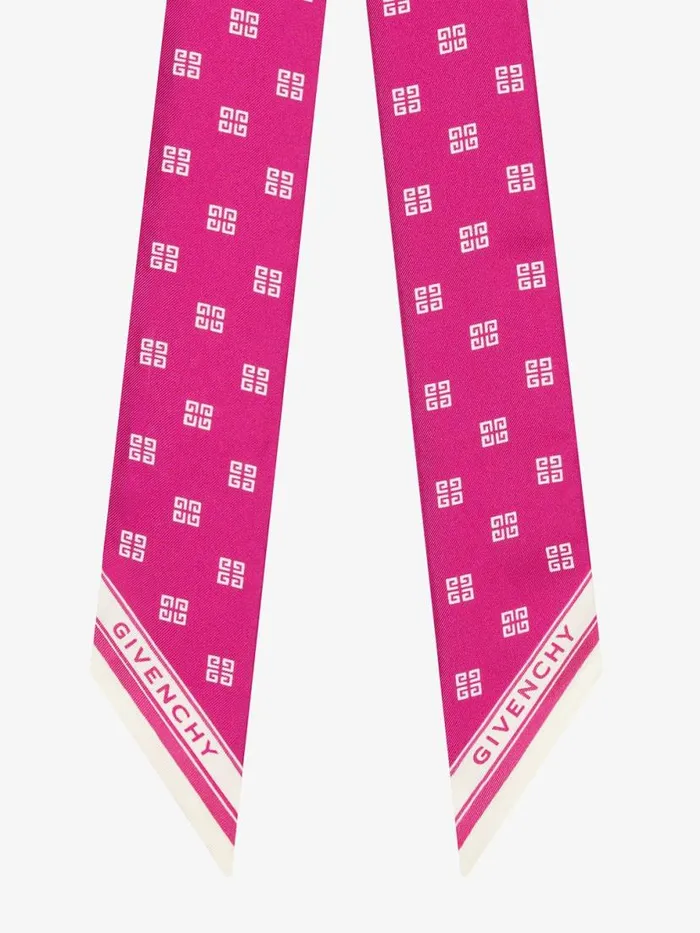 Bandeau In 4g Silk Dark Pink Women Givenchy Scarves