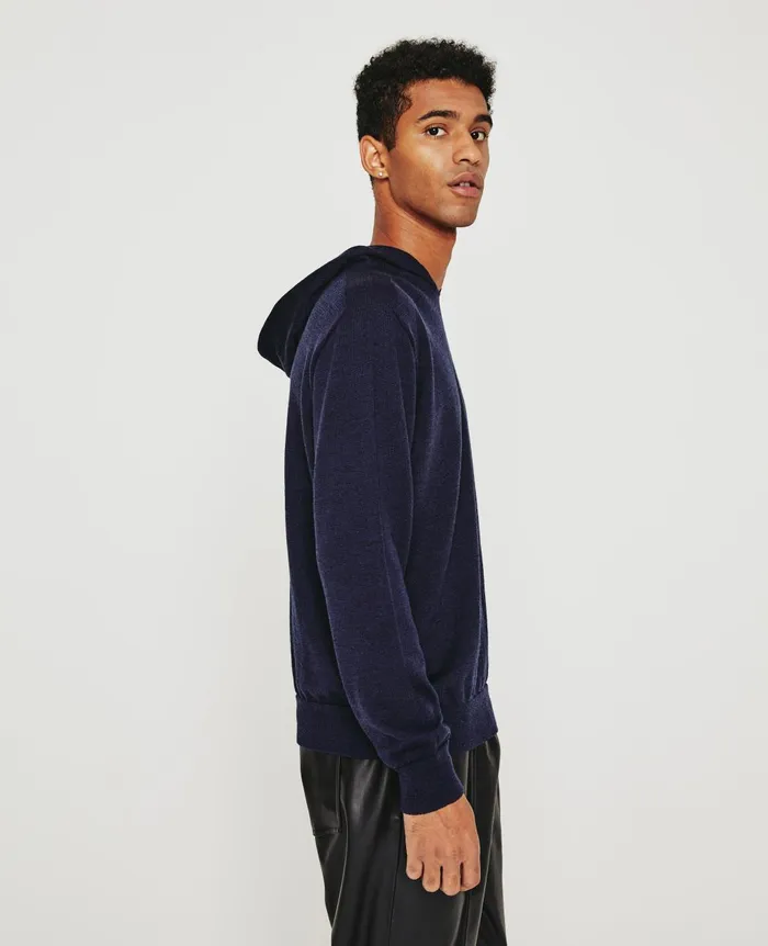 Beck Hoodie Deep Navy Men AG Jeans Sweatshirts Beck Hoodie Deep Navy Men AG Jeans Sweatshirts