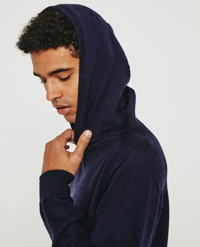 Beck Hoodie Deep Navy Men AG Jeans Sweatshirts Beck Hoodie Deep Navy Men AG Jeans Sweatshirts