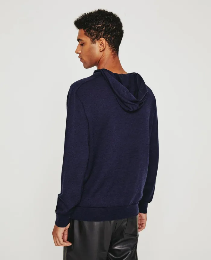Beck Hoodie Deep Navy Men AG Jeans Sweatshirts Beck Hoodie Deep Navy Men AG Jeans Sweatshirts