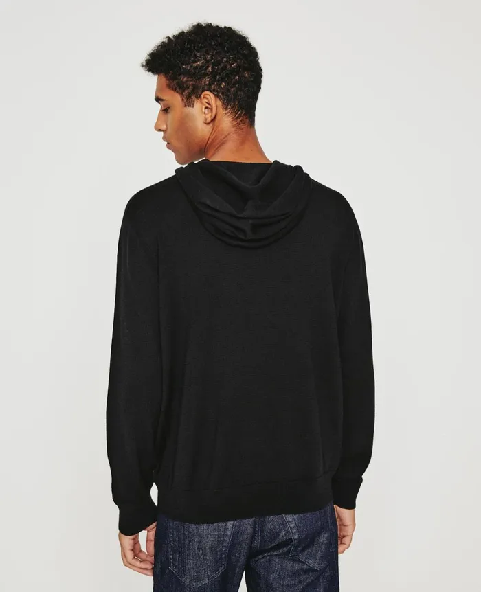 Beck Hoodie True Black Men AG Jeans Sweatshirts