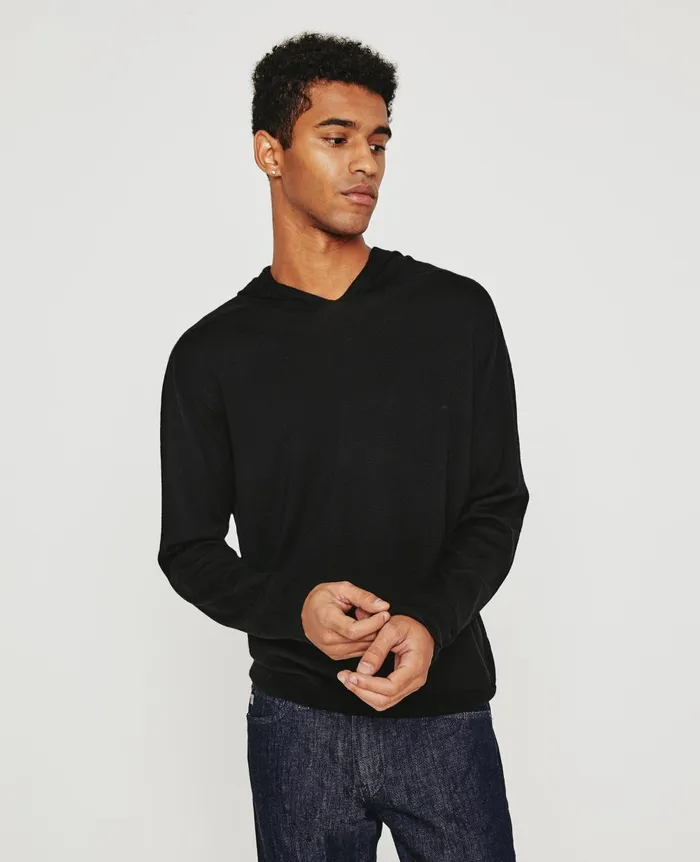 Beck Hoodie True Black Men AG Jeans Sweatshirts Beck Hoodie True Black Men AG Jeans Sweatshirts