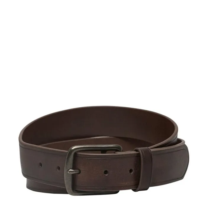 Belts Men Windsor Smith LOUIS JEAN BELT CHOCOLATE LEATHER