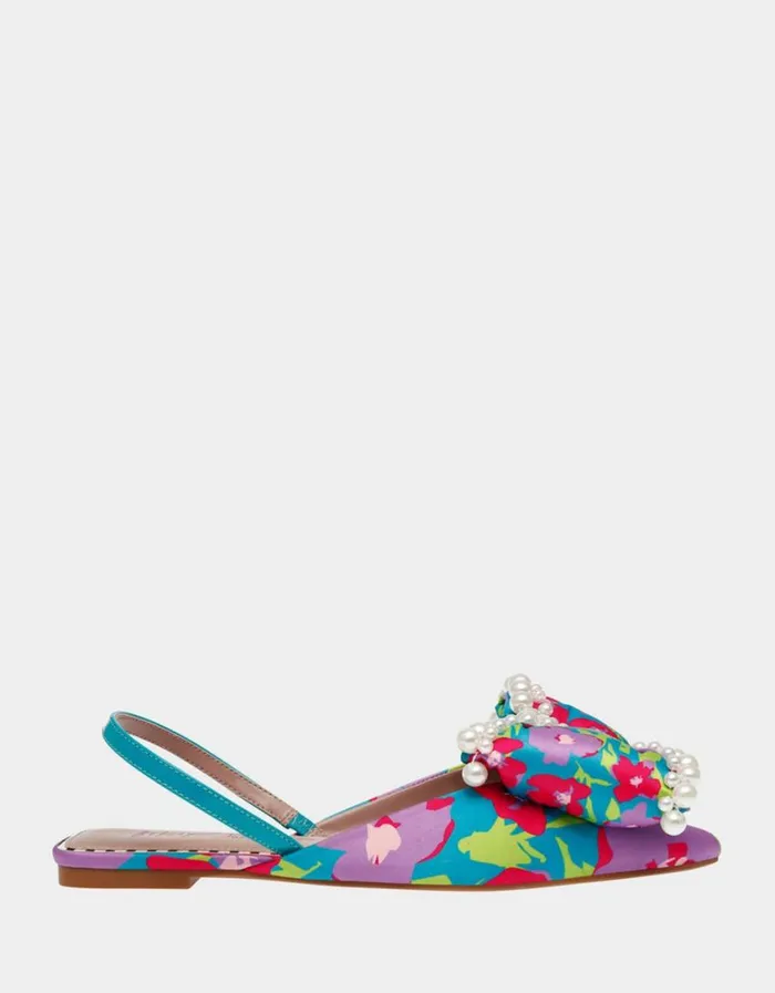 Betsey Johnson Women CAMILO GREEN MULTI Teal Multi