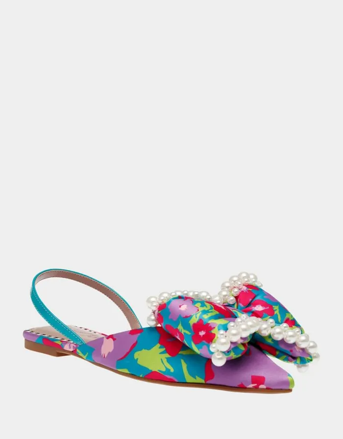 Betsey Johnson Women CAMILO GREEN MULTI Teal Multi
