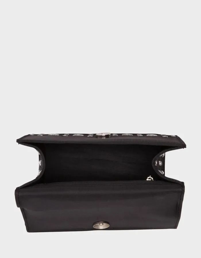 Betsey Johnson Women GEMSTONE CONVERTIBLE BAG BLACK Betsey Johnson Women GEMSTONE CONVERTIBLE BAG BLACK
