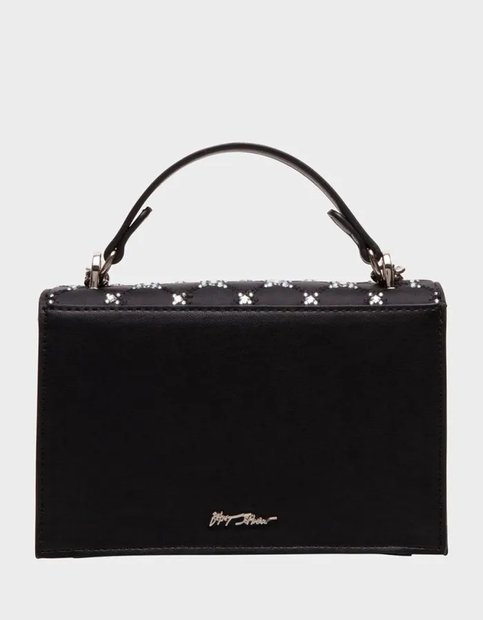 Betsey Johnson Women GEMSTONE CONVERTIBLE BAG BLACK Betsey Johnson Women GEMSTONE CONVERTIBLE BAG BLACK