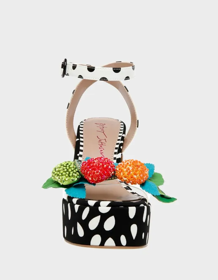 Betsey Johnson Women SPRITE BLACKWHITE Black White Betsey Johnson Women SPRITE BLACKWHITE Black White
