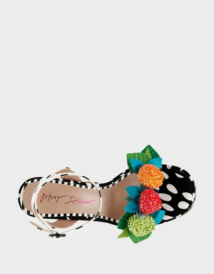 Betsey Johnson Women SPRITE BLACKWHITE Black White Betsey Johnson Women SPRITE BLACKWHITE Black White