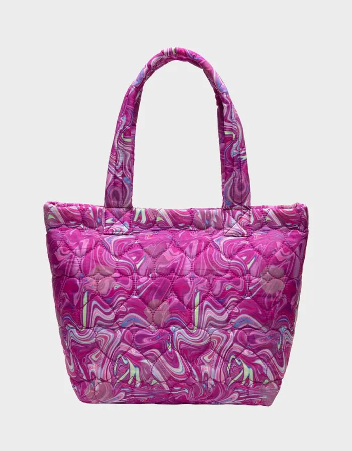 Betsey Johnson Women TEMPERATURE CHANGING TOTE PINK MULTI