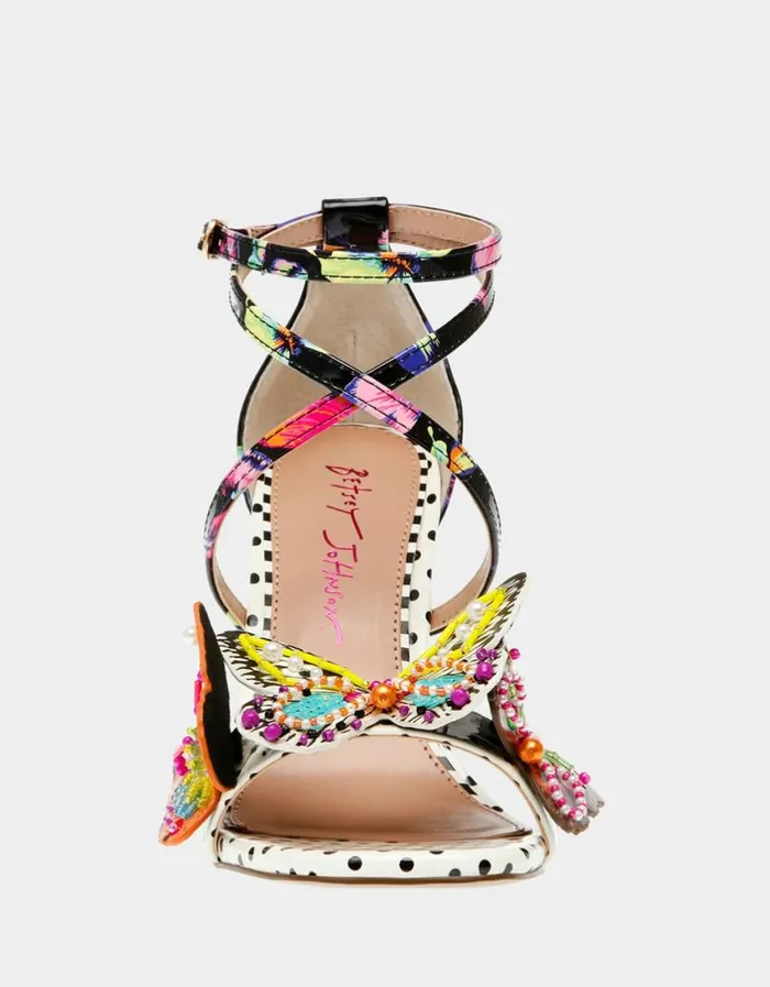 Betsey Johnson Women TRUDIE BLACK BUTTERFLY Black Butterfly