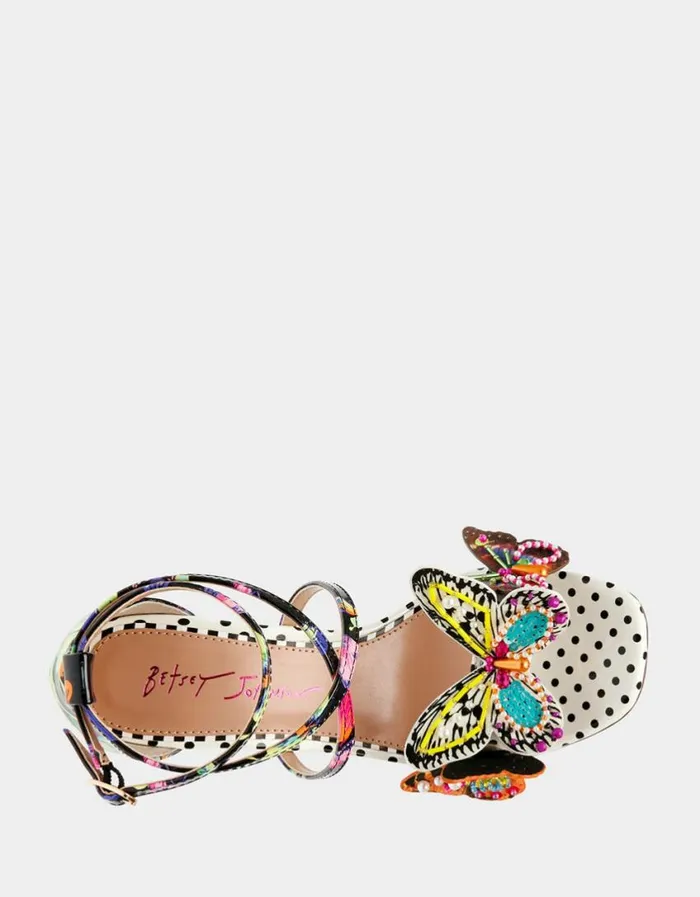 Betsey Johnson Women TRUDIE BLACK BUTTERFLY Black Butterfly
