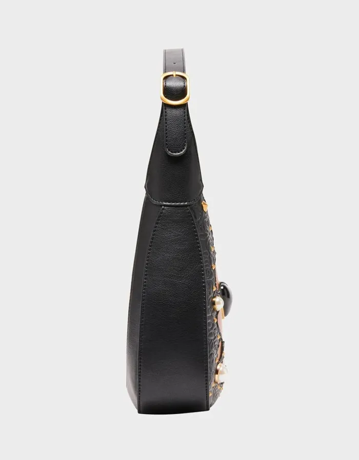 Betsey Johnson Women WESTERN SHOULDER BAG BROWN Brown Betsey Johnson Women WESTERN SHOULDER BAG BROWN Brown