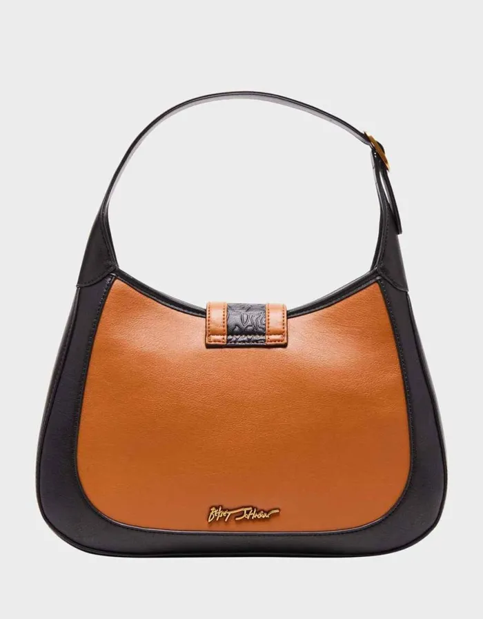 Betsey Johnson Women WESTERN SHOULDER BAG BROWN Brown Betsey Johnson Women WESTERN SHOULDER BAG BROWN Brown