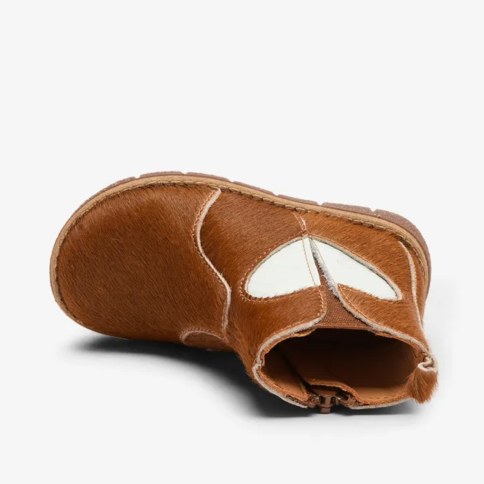 bisgaardshoes maggie squirrel fur Brown KIDS Winter boots
