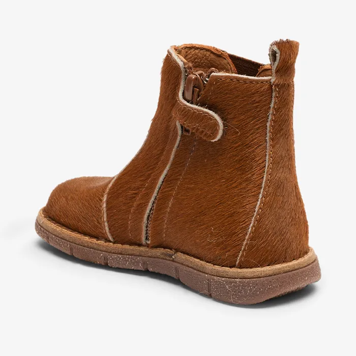 bisgaardshoes maggie squirrel fur Brown KIDS Winter boots