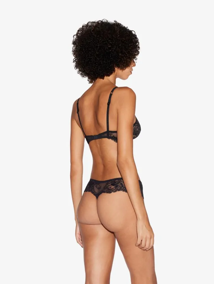 Black Lace Underwired Bra Lingerie La Perla Underwired