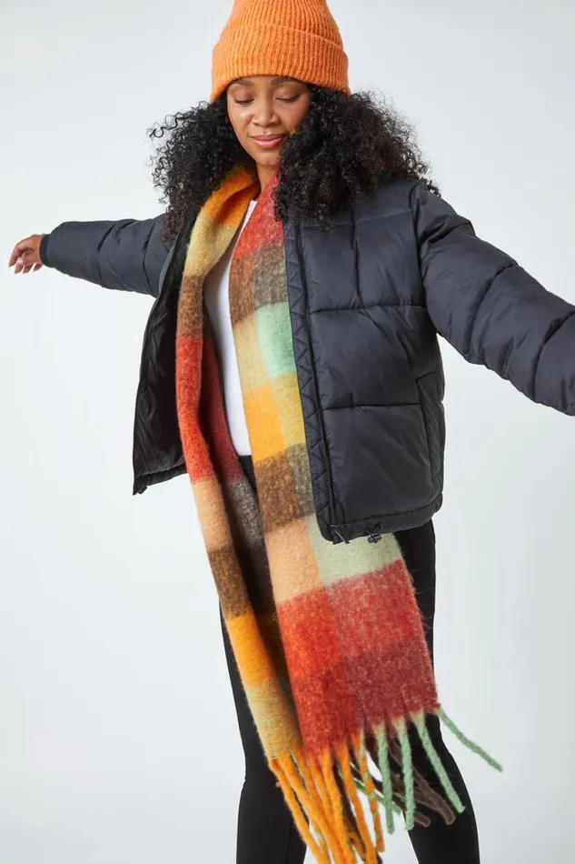 Black Petite Padded Puffer Coat Women Roman Coats