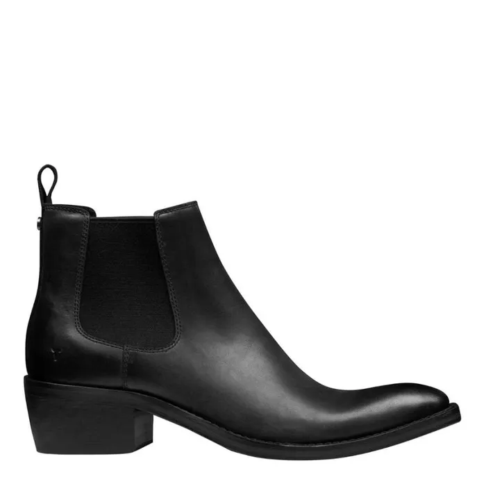 Boots Men Windsor Smith ORION BLACK LEATHER BOOTS