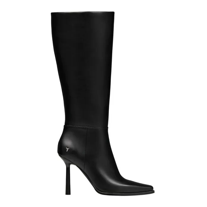 Boots Women Windsor Smith HIERARCHY BLACK STILETTO BOOTS