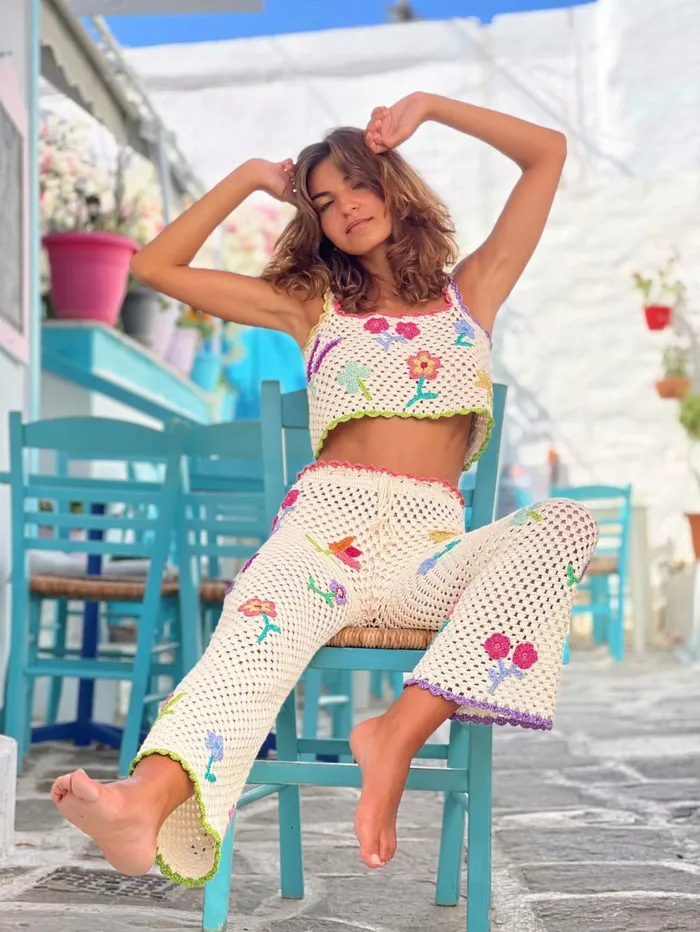 Bottoms Women Rose Carmine PANTS BLOOM