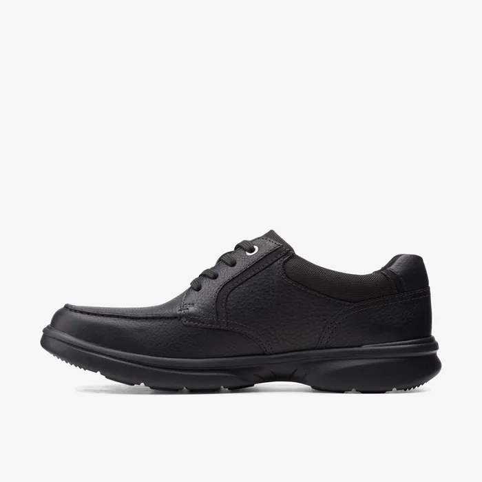 Bradley Vibe Black Tumbled Leather Men Clarks Casual Dress Shoes