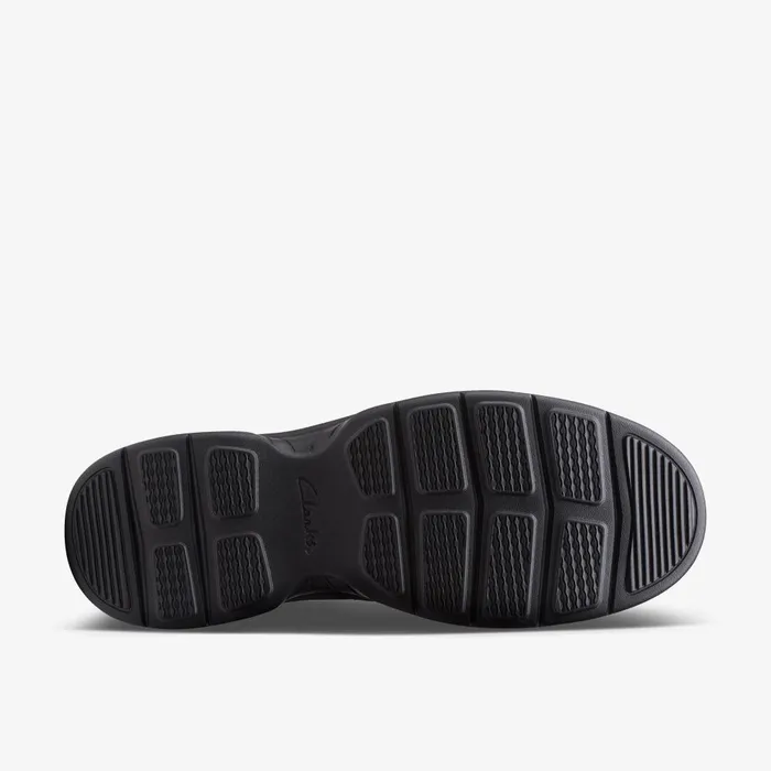 Bradley Vibe Black Tumbled Leather Men Clarks Casual Dress Shoes
