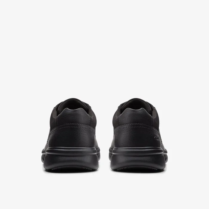 Bradley Vibe Black Tumbled Leather Men Clarks Casual Dress Shoes
