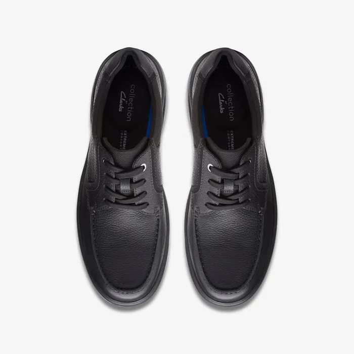 Bradley Vibe Black Tumbled Leather Men Clarks Casual Dress Shoes