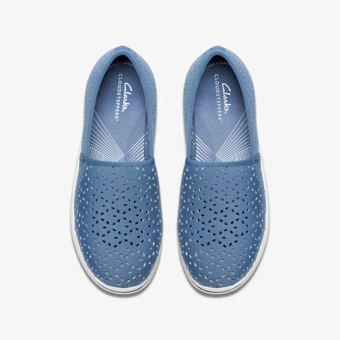 Breeze Emily Blue Women Clarks Flats