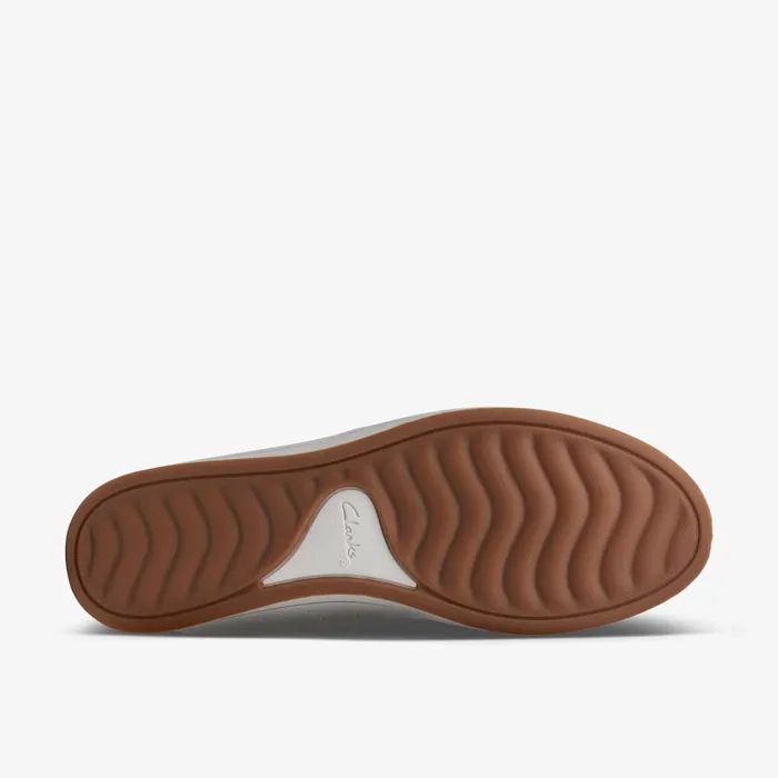 Breeze Emily White Women Clarks Flats