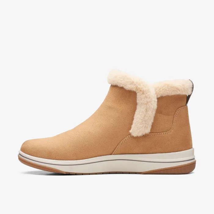 Breeze Fur Tan Women Clarks Boots and Booties
