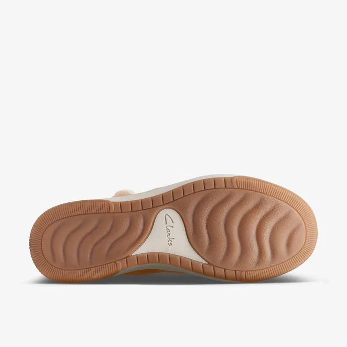 Breeze Fur Tan Women Clarks Boots and Booties