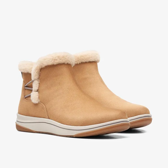 Breeze Fur Tan Women Clarks Boots and Booties