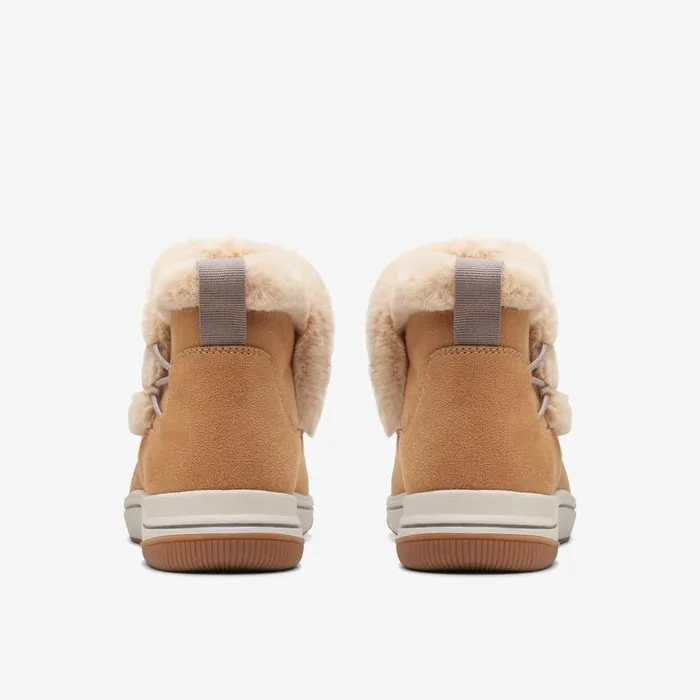 Breeze Fur Tan Women Clarks Boots and Booties