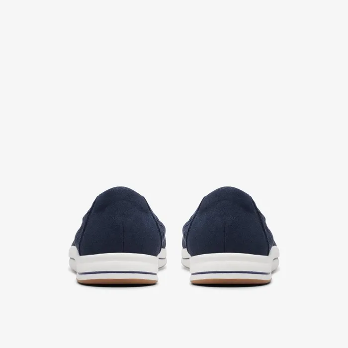 Breeze Roam Navy Women Clarks Flats