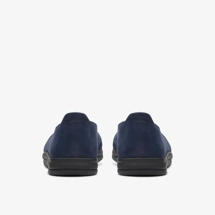Breeze Sol Navy Women Clarks Flats