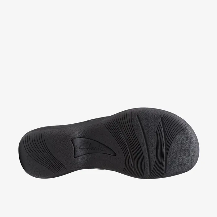 Brinkley Flora Black Patent Women Clarks Sandals and Flip Flops